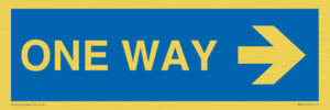 MA6210: One way with right directional arrow