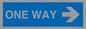MA6210: One way with right directional arrow