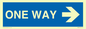 MA6210: One way with right directional arrow