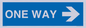 MA6210: One way with right directional arrow