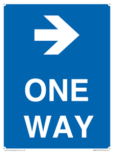 MA6210: One way with right directional arrow