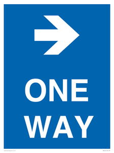 MA6210: One way with right directional arrow
