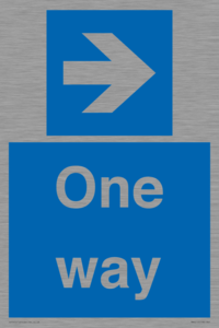 MA6210: One way with right directional arrow