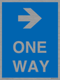 MA6210: One way with right directional arrow