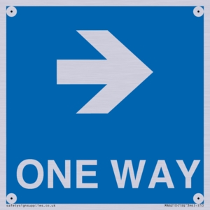 MA6210: One way with right directional arrow