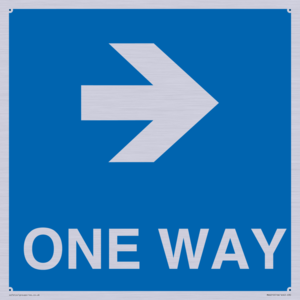 MA6210: One way with right directional arrow
