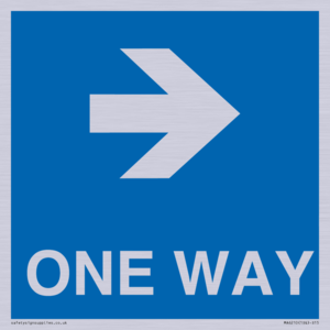 MA6210: One way with right directional arrow