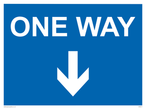 MA6211: One way with down directional arrow