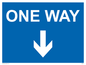 MA6211: One way with down directional arrow