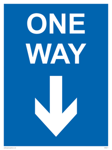 MA6211: One way with down directional arrow