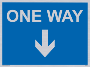 MA6211: One way with down directional arrow