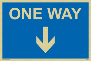 MA6211: One way with down directional arrow
