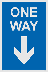 MA6211: One way with down directional arrow