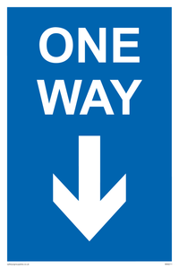 MA6211: One way with down directional arrow