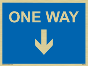 MA6211: One way with down directional arrow