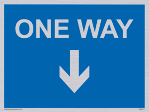 MA6211: One way with down directional arrow