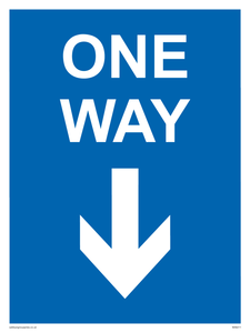 MA6211: One way with down directional arrow