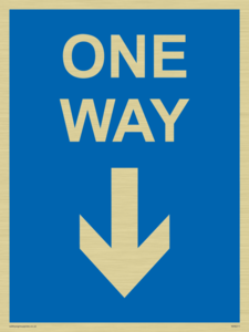 MA6211: One way with down directional arrow