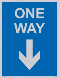 MA6211: One way with down directional arrow