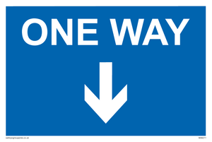 MA6211: One way with down directional arrow