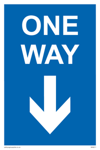 MA6211: One way with down directional arrow