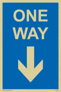 MA6211: One way with down directional arrow