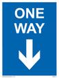 MA6211: One way with down directional arrow