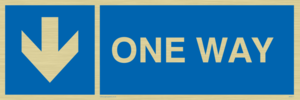 MA6211: One way with down directional arrow