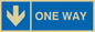 MA6211: One way with down directional arrow