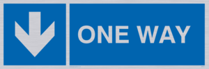 MA6211: One way with down directional arrow