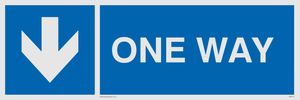 MA6211: One way with down directional arrow
