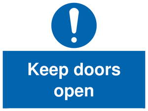 MA6231: Keep doors open