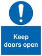 MA6231: Keep doors open