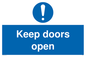 MA6231: Keep doors open
