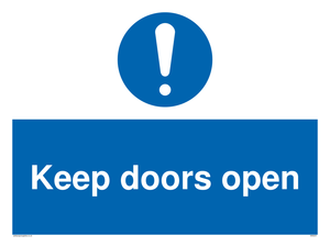 MA6231: Keep doors open