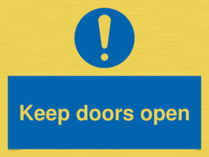 MA6231: Keep doors open