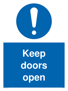 MA6231: Keep doors open