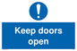 MA6231: Keep doors open