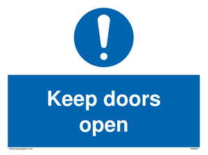 MA6231: Keep doors open