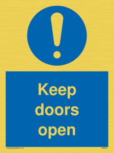 MA6231: Keep doors open