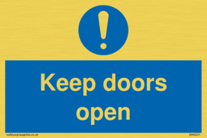 MA6231: Keep doors open