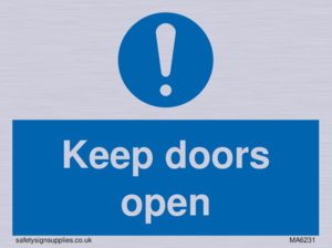 MA6231: Keep doors open