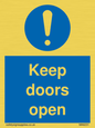 MA6231: Keep doors open
