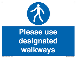 MA6253: Please use designated walkways