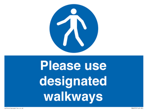 MA6253: Please use designated walkways