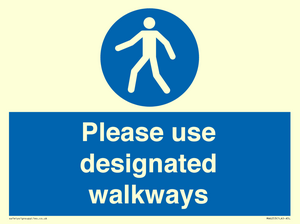 MA6253: Please use designated walkways