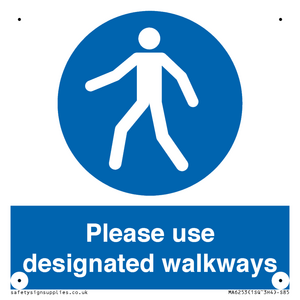 MA6253: Please use designated walkways