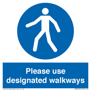 MA6253: Please use designated walkways