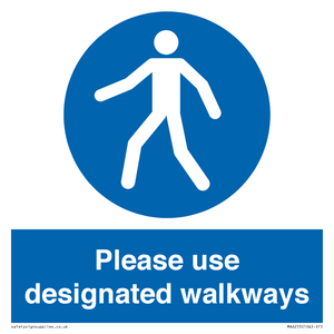 MA6253: Please use designated walkways