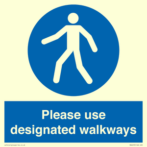 MA6253: Please use designated walkways